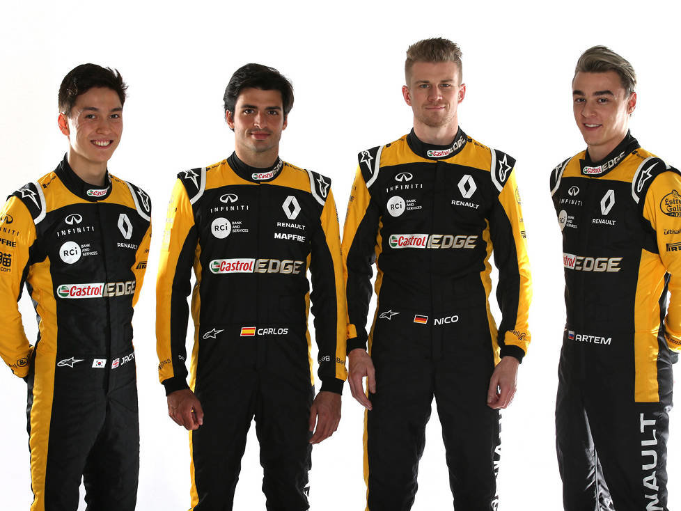 Nico Hülkenberg, Carlos Sainz, Jack Aitken