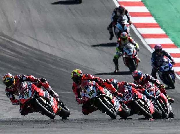 Marco Melandri, Chaz Davies, Xavi Fores Titel-Bild zur News: Marco Melandri, Chaz Davies, Xavi Fores