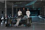 Valtteri Bottas (Mercedes), Toto Wolff und Lewis Hamilton (Mercedes) 