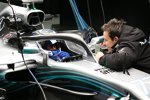 Valtteri Bottas (Mercedes) und Toto Wolff 