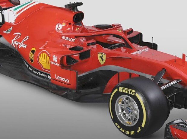 Titel-Bild zur News: Ferrari SF71H, Seitenkasten