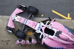 Sergio Perez (Force India) und Esteban Ocon (Force India) 