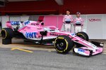 Esteban Ocon (Force India) und Sergio Perez (Force India) 