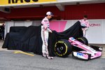 Esteban Ocon (Force India) und Sergio Perez (Force India) 