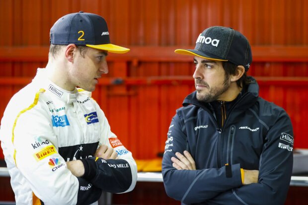 Stoffel Vandoorne Fernando Alonso McLaren McLaren F1 Team F1 ~Stoffel Vandoorne (McLaren) und Fernando Alonso (McLaren) ~ 