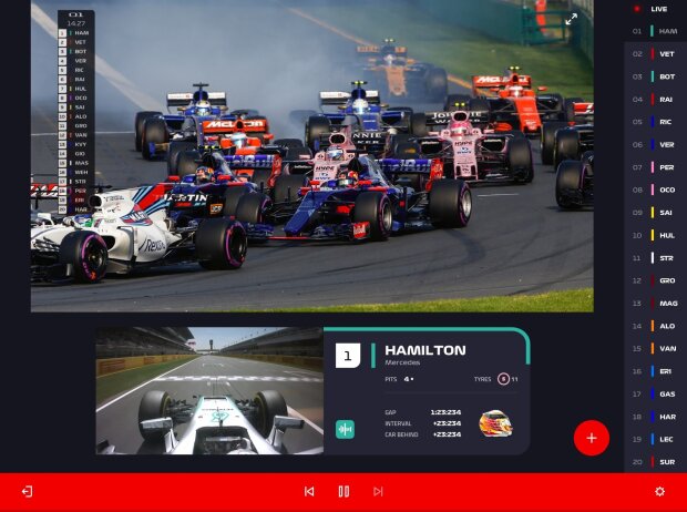 Titel-Bild zur News: F1-TV