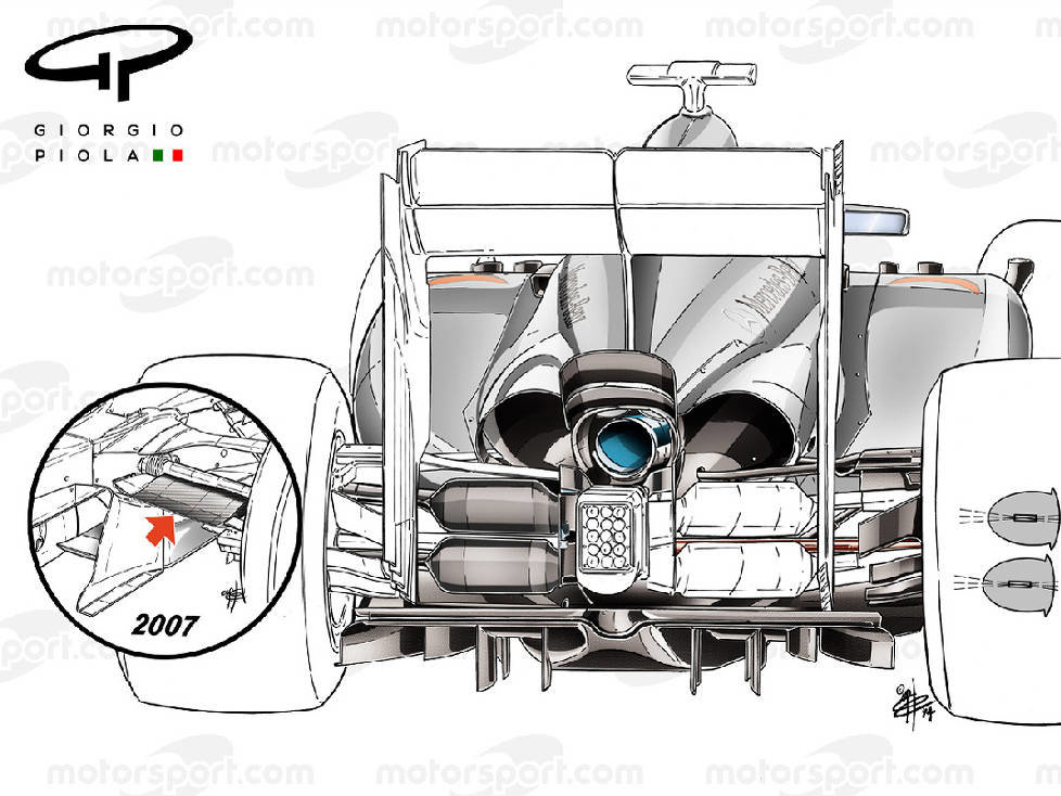 McLaren-Aufhängung von 2014