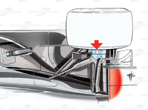McLaren-Hinterachse von 2013 McLaren-Hinterachse von 2013