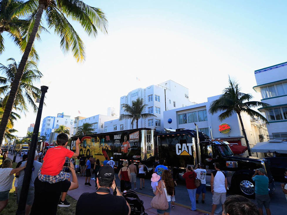 NASCAR Hauler-Parade in Miami Beach