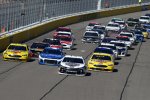 Renn-Action in Las Vegas: Kevin Harvick (Stewart-Haas), Ryan Blaney (Penske), Kyle Larson (Ganassi) und Joey Logano (Penske) 