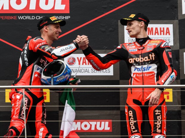 Chaz Davies, Marco Melandri Chaz Davies, Marco Melandri
