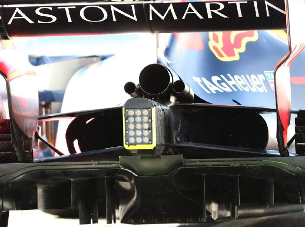 Auspuff am Red Bull RB14 Auspuff am Red Bull RB14