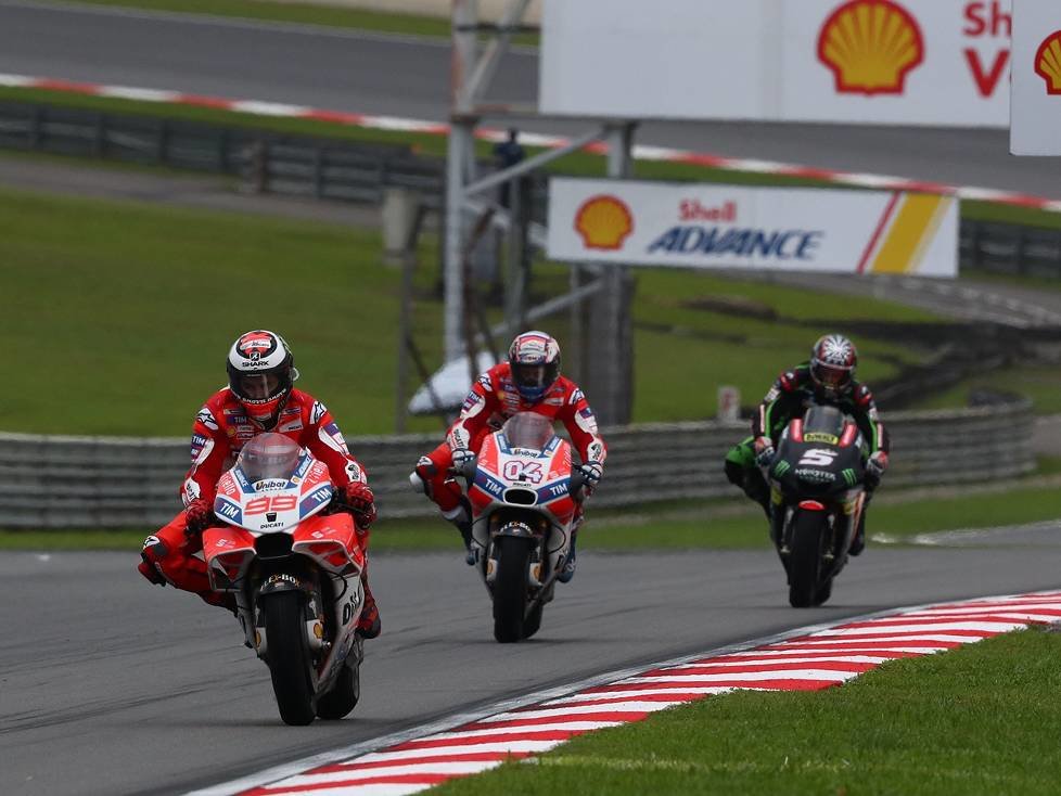 Jorge Lorenzo, Andrea Dovizioso, Johann Zarco