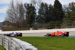 Brendon Hartley (Toro Rosso) und Kimi Räikkönen (Ferrari) 