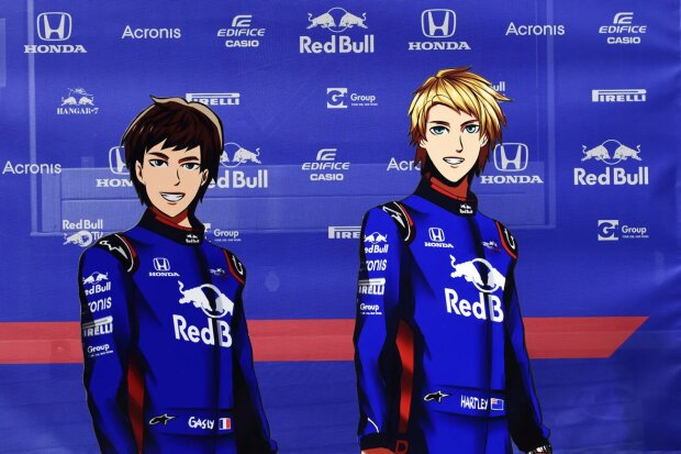 Pierre Gasly Brendon Hartley Toro Rosso Red Bull Toro Rosso Honda F1 ~Pierre Gasly (Toro Rosso) und Brendon Hartley (Toro Rosso) ~ 