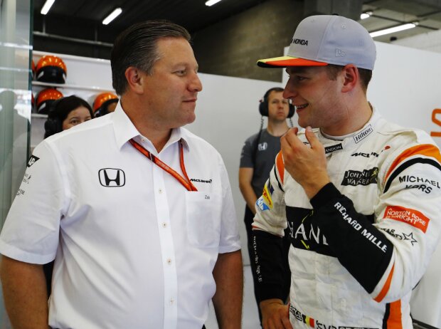 Zak Brown, Stoffel Vandoorne Zak Brown, Stoffel Vandoorne