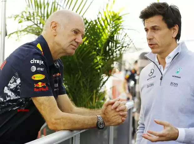 Adrian Newey, Toto Wolff Titel-Bild zur News: Adrian Newey, Toto Wolff