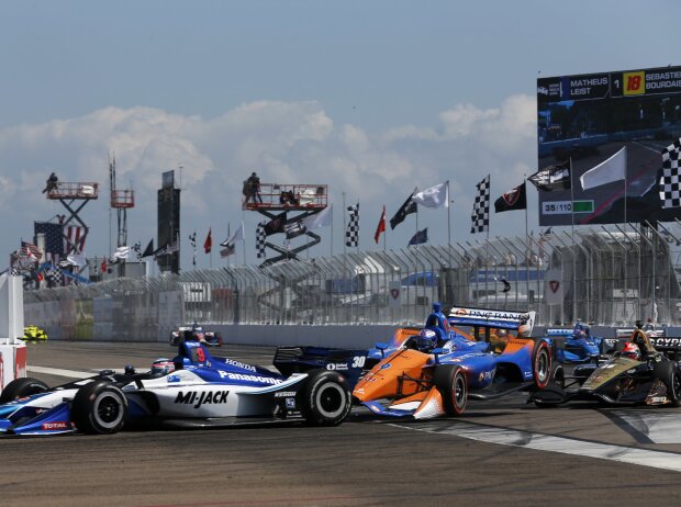 Takuma Sato, Scott Dixon, James Hinchcliffe