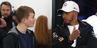 Bild zum Inhalt: Lewis Hamilton: Billy Monger erinnert mich an Alex Zanardi