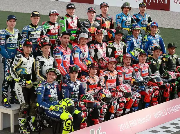 MotoGP Klassenfoto 2018 Titel-Bild zur News: MotoGP Klassenfoto 2018