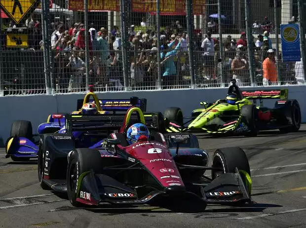 Alexander Rossi, Robert Wickens, Sebastien Bourdais Titel-Bild zur News: Alexander Rossi, Robert Wickens, Sebastien Bourdais