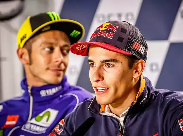 Valentino Rossi, Marc Marquez Titel-Bild zur News: Valentino Rossi, Marc Marquez