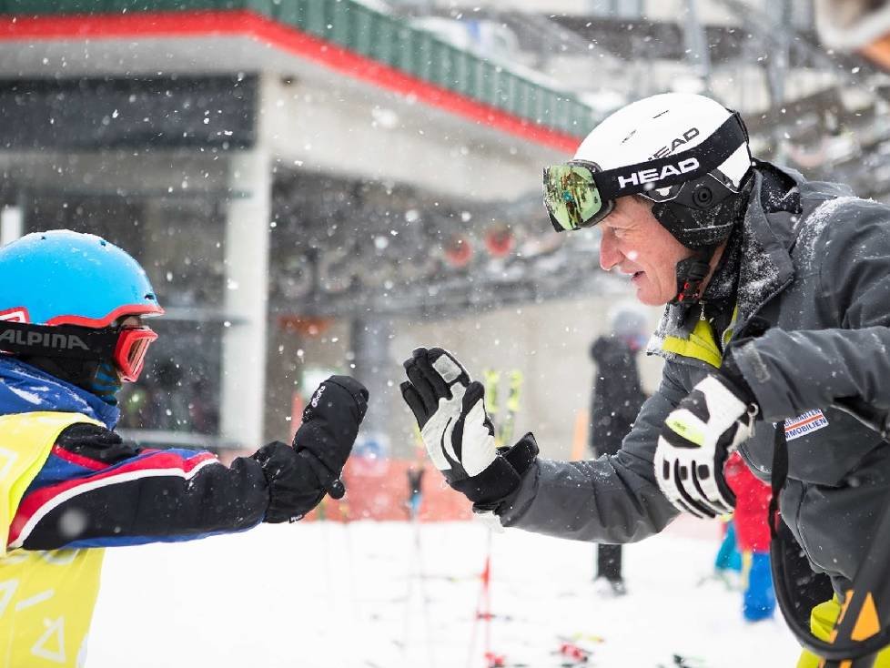 Franz Klammer bei Laureus "Schneetiger"