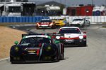 Gianmaria Bruni (Porsche), Laurens Vanthoor (Porsche) und Earl Bamber 