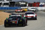 Gianmaria Bruni (Porsche), Laurens Vanthoor (Porsche) und Earl Bamber 