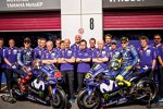 Maverick Vinales und Valentino Rossi (Yamaha) 