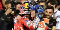 Bild zum Inhalt: Dovizioso 3:0 Marquez: Deja-vu in der letzten Kurve