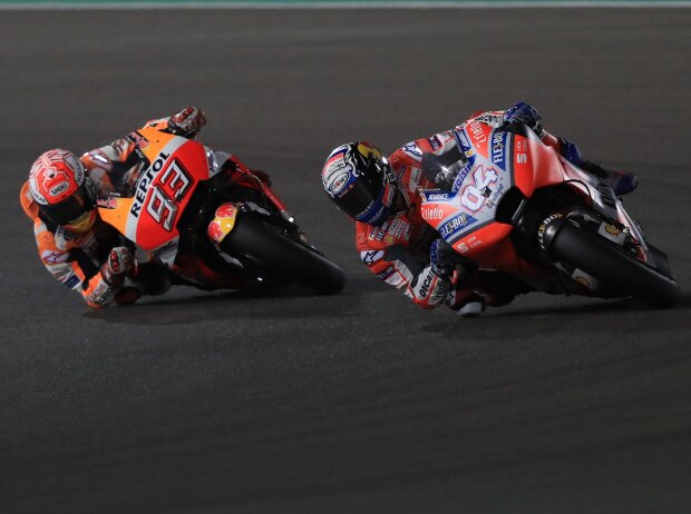 Andrea Dovizioso, Marc Marquez