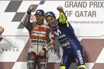 Andrea Dovizioso und  Valentino Rossi 