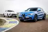 Bild zum Inhalt: Alfa Romeo Stelvio Quadrifoglio vs. Porsche Macan Turbo PP