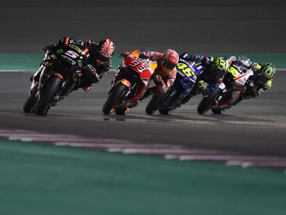 Johann Zarco, Marc Marquez, Valentino Rossi