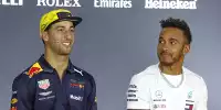 Bild zum Inhalt: Hamilton rät Ricciardo: Bloß nicht Red Bull vergraulen