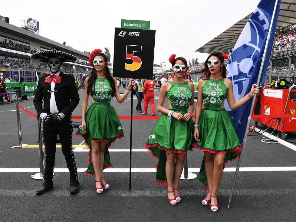 Gridgirls in Mexiko