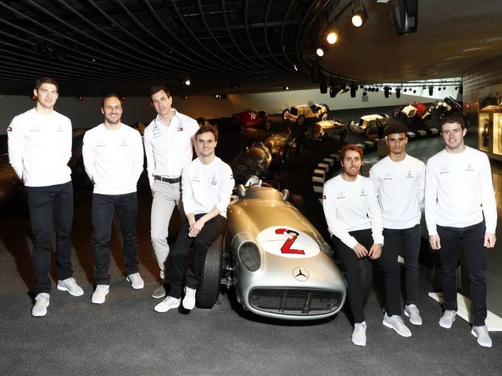 Toto Wolff, Daniel Juncadella, Gary Paffett, Paul di Resta, Pascal Wehrlein, Lucas Auer, Edoardo Mortara