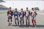 Darryn Binder (Ajo), Jorge Martin (Gresini), Ayumu Sasaki (Petronas Sprinta) und Tatsuki Suzuki (SIC58) 