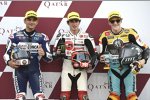 Jorge Martin (Gresini), Niccolo Antonelli (SIC58) und Gabriel Rodrigo (RBA BOE) 