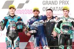 Aron Canet (Estrella Galicia), Jorge Martin (Gresini) und Lorenzo Dalla Porta (Leopard) 