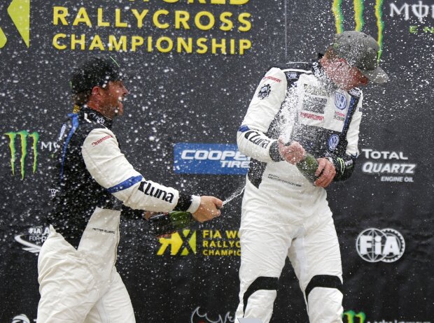 Johan Kristoffersson, Petter Solberg, Sebastien Loeb Johan Kristoffersson, Petter Solberg, Sebastien Loeb