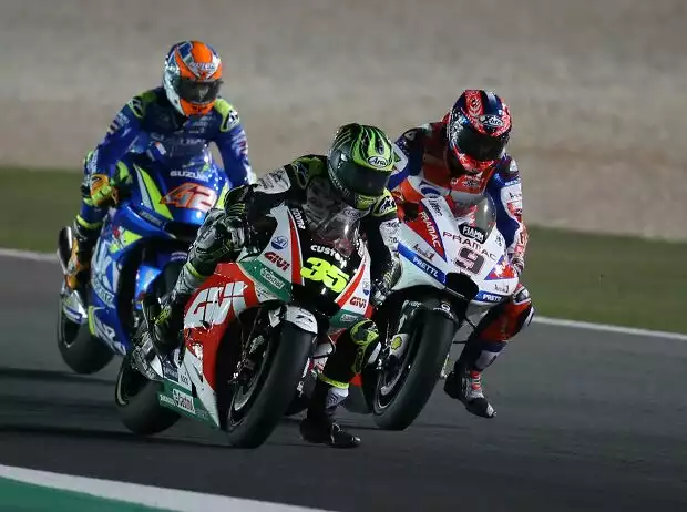 Cal Crutchlow, Danilo Petrucci, Alex Rins Titel-Bild zur News: Cal Crutchlow, Danilo Petrucci, Alex Rins