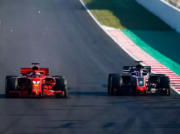 Titel-Bild zur News: Kimi Räikkönen, Romain Grosjean