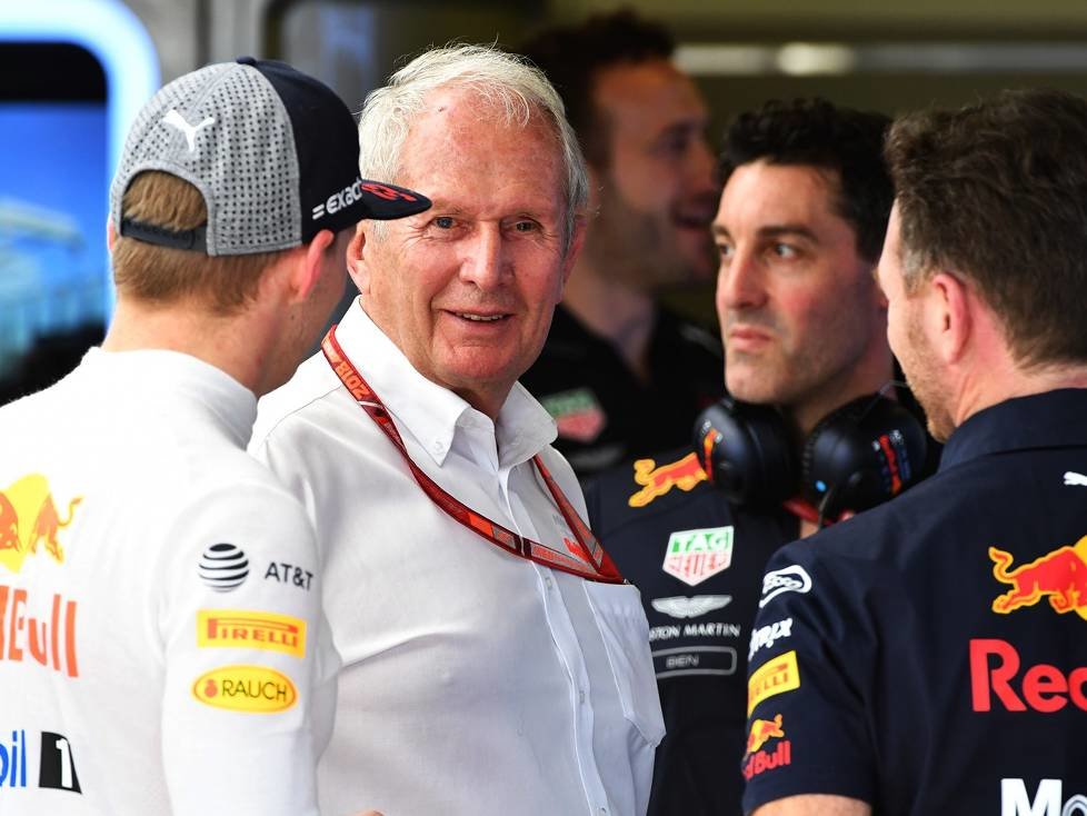 Max Verstappen, Helmut Marko, Christian Horner