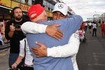 Lewis Hamilton (Mercedes) und Niki Lauda 