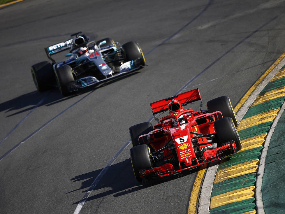 Sebastian Vettel, Lewis Hamilton