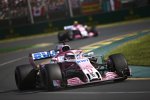 Sergio Perez (Force India) und Esteban Ocon (Force India) 