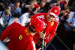 Sebastian Vettel (Ferrari) und Kimi Räikkönen (Ferrari) 