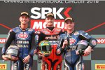 Michael van der Mark, Chaz Davies und Alex Lowes  